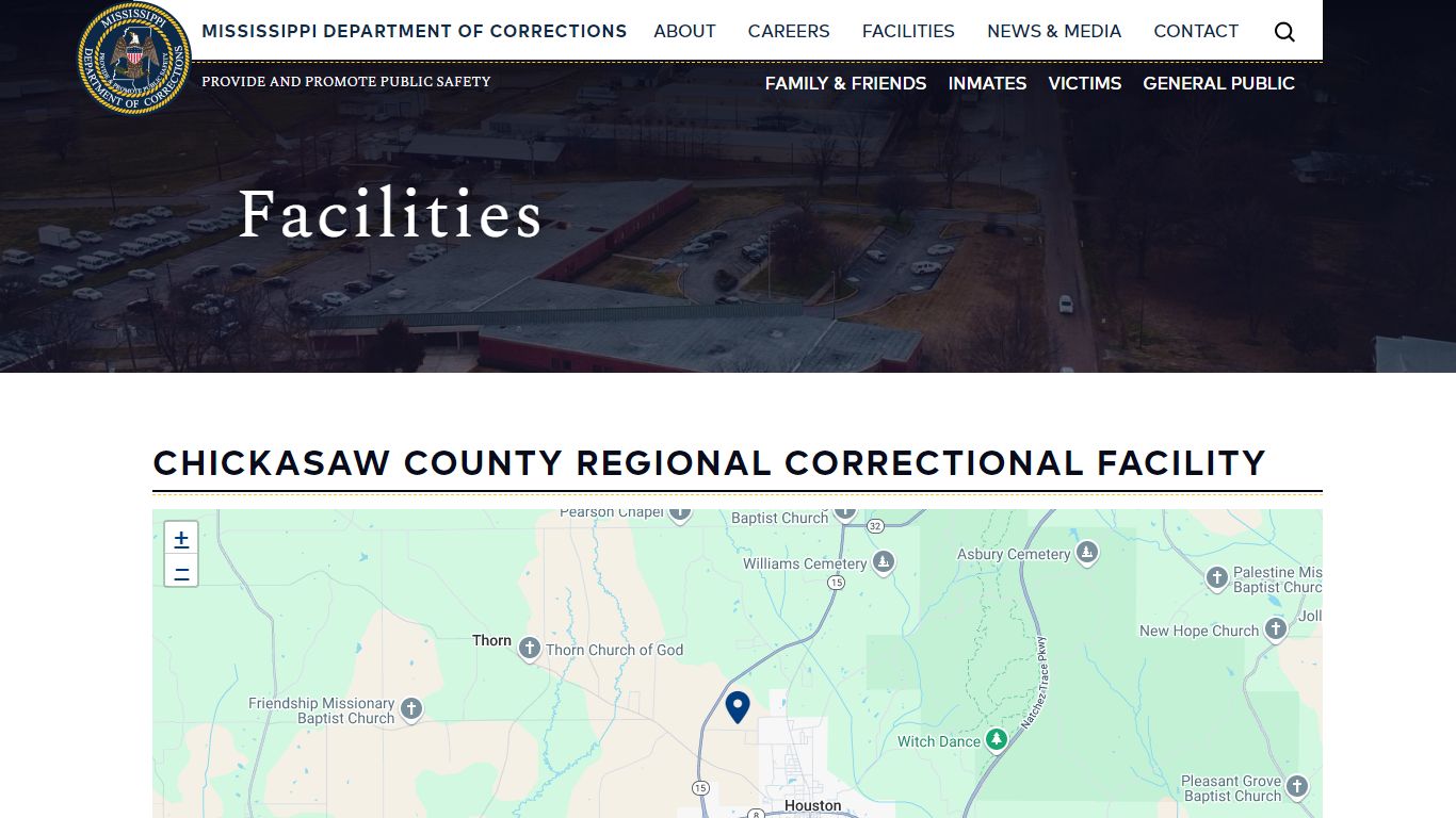 Chickasaw County Regional Correctional Facility | Mississippi ...