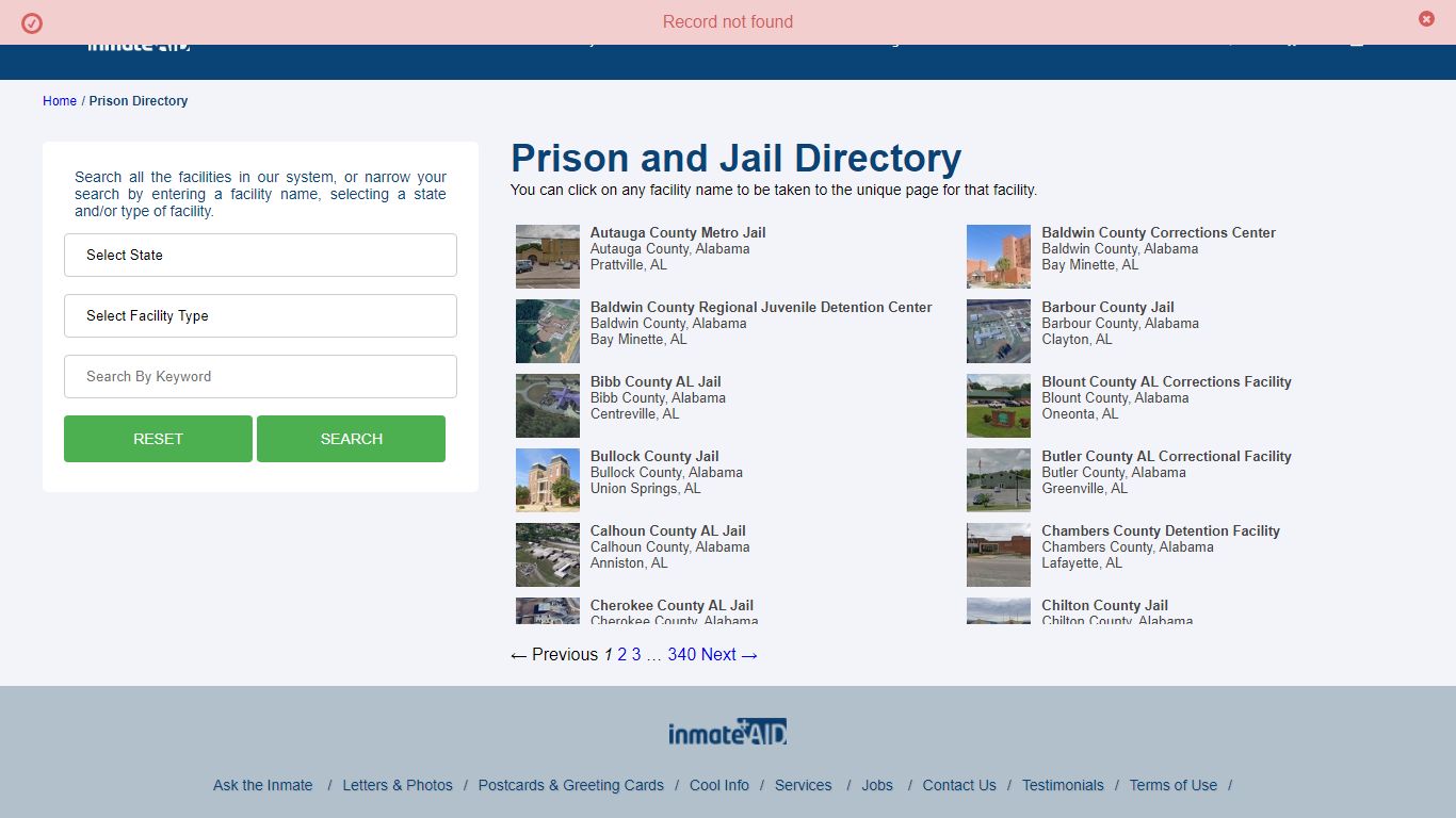 Chickasaw County Jail - Inmate Locator